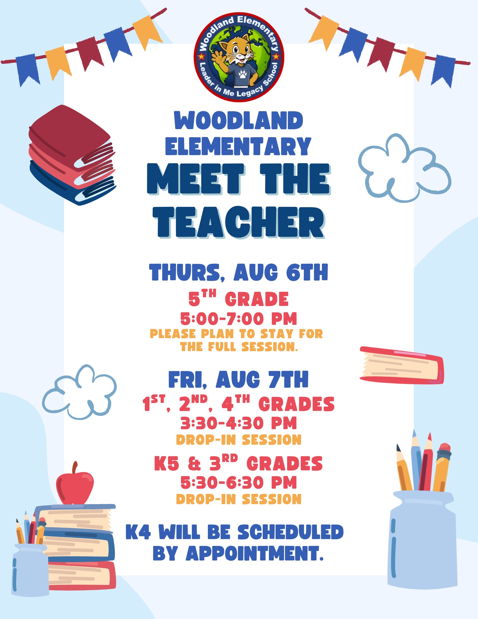 2026 Meet the Teacher Flyer